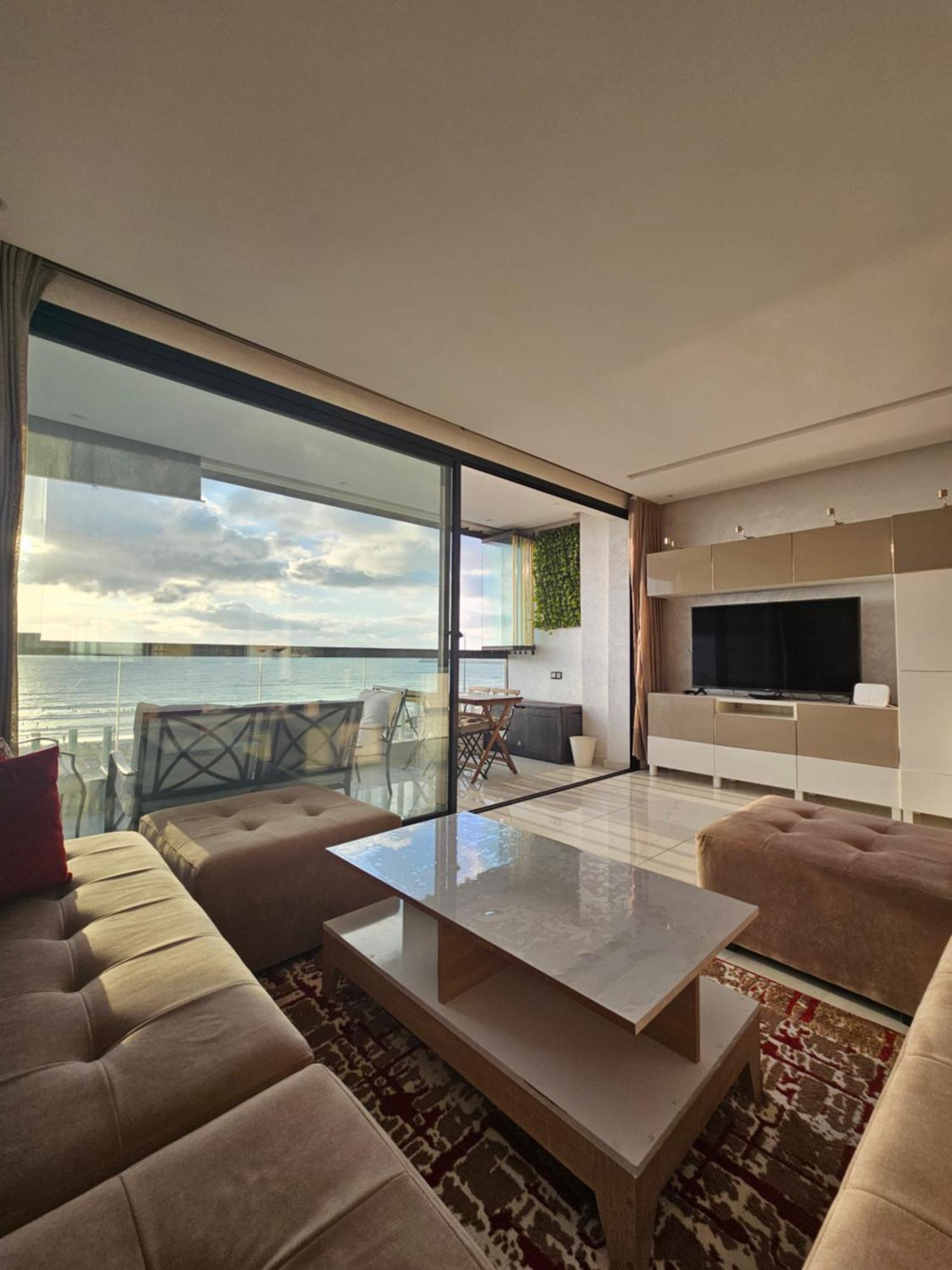La Perle De Mehdia, Sea View Apartment Kenitra Bagian luar foto